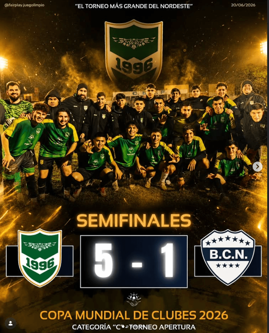 Semifinales: goleada 5-1 y boleto a la gran final